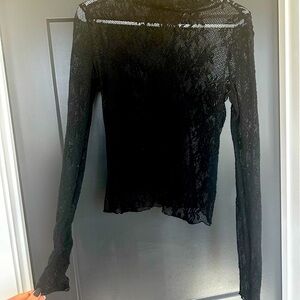 Free People black lace top